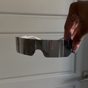 SHEIN Silver Visor Sunglasses